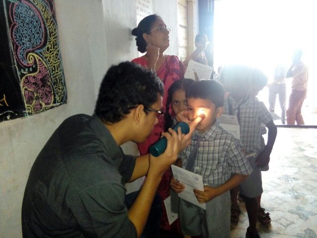 13 aug 2016 vidhyadham eye checkup