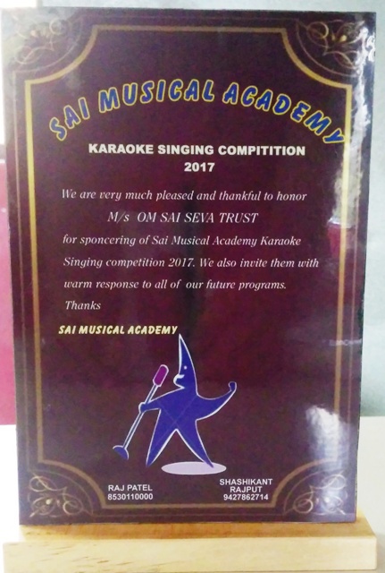 27th Aug 2017 - Sai Music
